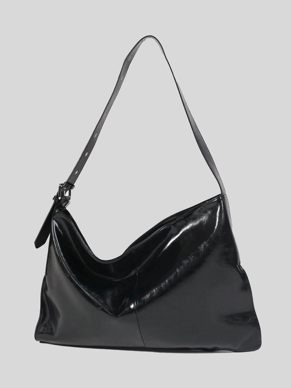 NEW Late To Work Kite Bag: Black Patent